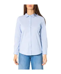 Рубашка в тонкую полоску с длинными рукавами Jacqueline De Yong, синий