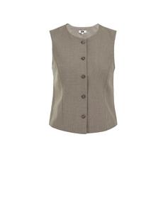 Жилет WE Fashion, Greige