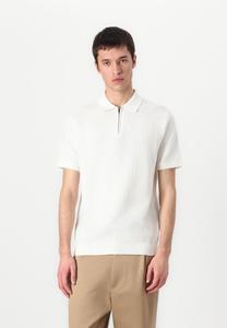 Поло SLHCRAN STRUCTURE HALF ZIP Selected Homme, слоновая кость