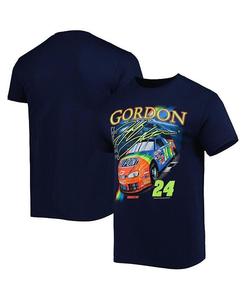 Мужская темно-синяя футболка Jeff Gordon DuPont Hendrick Motorsports Team Collection, синий