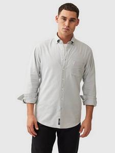 Футболка Featherston Plain Cotton Slim Fit с длинными рукавами Rodd & Gunn, Salt