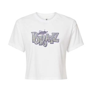 Укороченная футболка с логотипом Bratz Sparkle для юниоров Licensed Character, белый