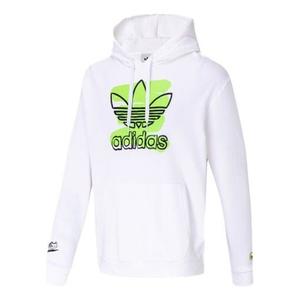 Толстовка adidas originals Big Logo Printing hooded Casual Sports White, белый