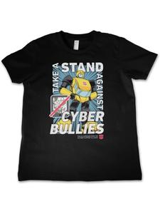 Футболка Take A Stand Against Cyber Bullies Kids черного цвета Transformers