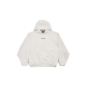 Новая толстовка Balenciaga Back Hoodie Medium Fit, белый