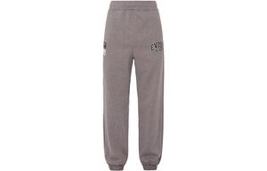 Трикотажные спортивные штаны мужские с цветочным принтом, угольного цвета Evisu, цвет Flower charcoal color