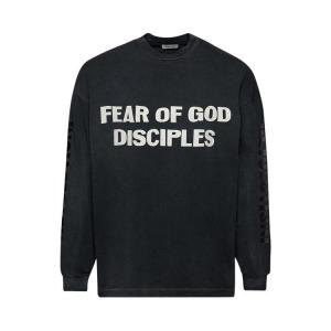 Футболка Fear of God Relaxed Long-Sleeve Disciple Tee, Black