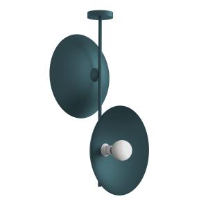 Потолочный светильник Lumicom, 40x40x83 см, синий