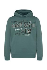 CAMP DAVID Свитшот в зеленом цвете