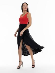 Вязаная майка Faina, красный