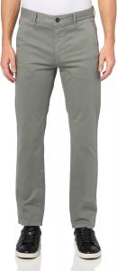 BOSS Мужские техно-твиловые брюки-чинос Slim Fit, Fossil Grey