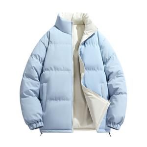 Пуховик парка унисекс FKFT, sky синий (reversible)