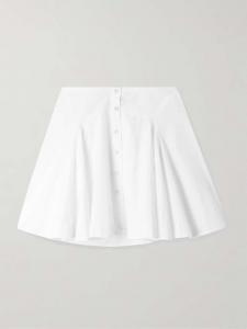 Мини-Юбка Aya из хлопкового поплина со вставками Polo Ralph Lauren, белый