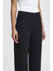 ICHI Повседневные брюки IHKATINE стандартного кроя, черные