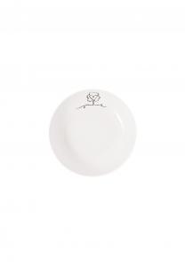 Белая суповая тарелка family statement lines ø 18,7 cm Statement Villeroy & Boch
