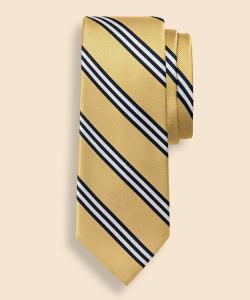 Шелковый галстук BB#1 в полоску, изготовлен в США.