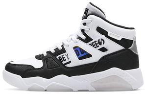 Кеды, скейтборд обувь женская высокая черный/белый 361°