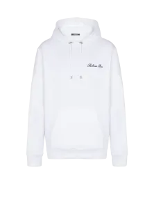 Толстовка с подписью Balmain, белый/хаки/черный