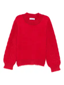 Свитер с объемными рукавами Abel & Lula, красный