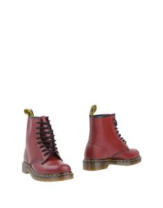 Ботильоны Dr.Martens, бордовый