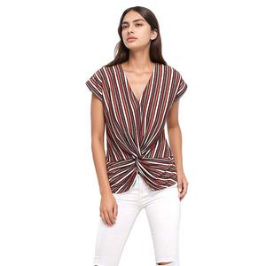 Женский топ без рукавов с перекрученным передом Nurode