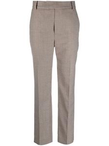 Frenken строгие брюки в клетку, нейтральный цвет