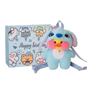 Плюшевая кукла уточка рюкзак высотой 30см Fat Fat Dragon