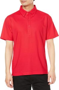 Рубашка-поло F Style F-SD020748 с пуговицами F-Style, красный