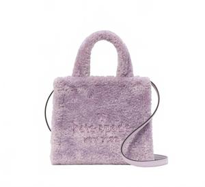Kate Spade Маленькая сумка-тоут Ellie из искусственного меха, цвет Violet Mist