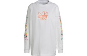 Футболка GRAPHIC LS TEE женская белая Adidas Originals