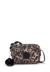 Сумка кросс-боди Kipling ABANU, Wild Leopard/Black