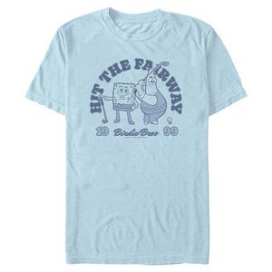 Мужская футболка с принтом Spongebob Squarepants & Patrick Hit Birdie Bros The Fairway Nickelodeon