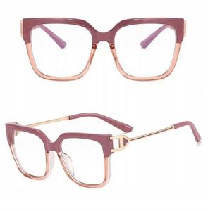 Твердые женские очки с прозрачными линзами для компьютера, гибкая УФ-оправа с синим светом, inna