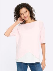 Heine Футболка 2-в-1 светло-розового цвета