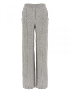 Прямые брюки из смесовой шерсти Peserico, серый