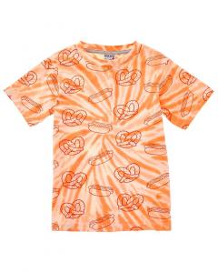 Футболка Mish Mish Food с принтом тай-дай, оранжевый