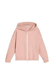 Толстовка на молнии Brunello Cucinelli Kids, розовый