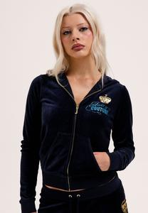 Толстовка Juicy Couture HER MAJESTY ROBYN HOODIE, Night Sky/Dark Blue