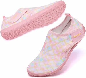Детские водные кроссовки Racqua Boy's Girl's для плавания, быстросохнущие, легкие, спортивные, для маленьких и больших детей, Hdk1602-mermaid