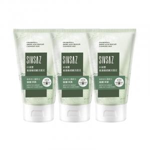 Хлорелловый аминокислотный очищающий мусс для лица увлажняющий, отшелушивающий, очищающий 100г/флакон SIVSAZ