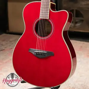 Электроакустическая гитара Yamaha FSC-TA TransAcoustic - Рубиново-красная