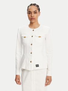 Джинсовая куртка slim fit 78HAS457 Versace Jeans Couture, белый