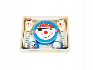 Деревянный набор музыкальных инструментов 3в1 Пират 4iQ Group