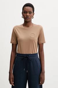 Футболка GATTONI из хлопка Mm, коричневый