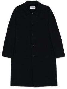 Attachment однобортное пальто, синий