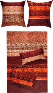 Постельное белье красное 1x 240x220 см + 2x 40x80 см Erwin Müller