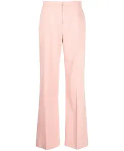 Элегантные розовые атласные брюки для особых случаев Pinko, розовый