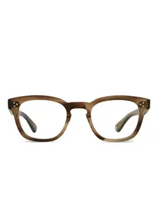 Очки Regent в квадратной оправе Garrett Leight, коричневый