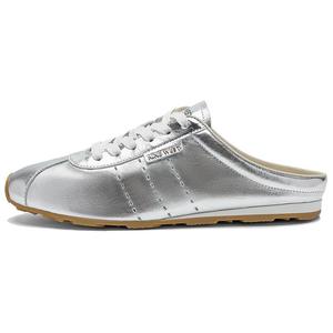 NINE WEST Женские противоскользящие тапочки с закрытым носком серебристые, цвет Silver