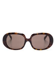 Dolce & Gabbana Eyewear солнцезащитные очки черепаховой расцветки, коричневый